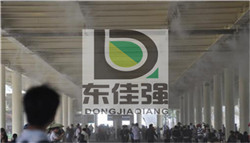 新余市公交车站喷雾降温系统工程安装
