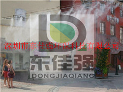 泸州市户外商业步行街喷雾降温系统工艺精湛