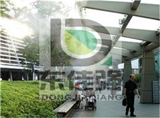 陇南市户外商业步行街喷雾降温设备工作原理